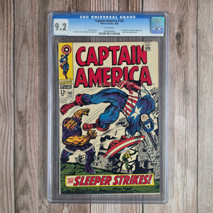 Captain America #102 CGC 9.2 WP CLASSIC Jack Kirby and Syd Shores cover, Letter from Doug Moench  (Cert 0002)