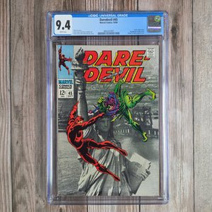 Daredevil #45 CGC 9.4 WP Jester appearance (cert 7007)