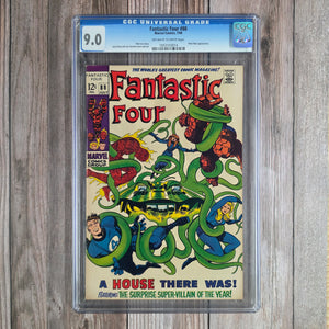Fantastic Four #88 CGC 9.0 Mole Man appearance (cert 3014)