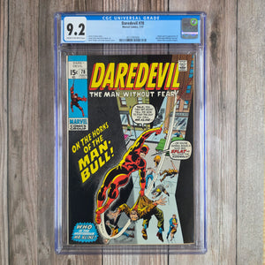 Daredevil #78 CGC 9.2 1st appearance of Man-Bull (cert 7004)