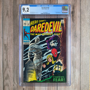 Daredevil #54 CGC 9.2 WP 1st appearance of the second Mister Fear, later becomes Machinesmith (cert 0024)
