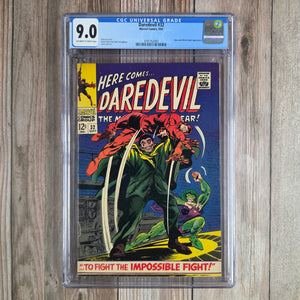 Daredevil #32 CGC 9.0 Cobra and Mr.Hyde appearance (cert 2002)