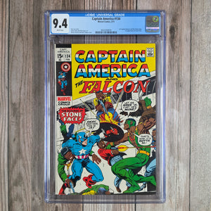 Captain America #134 CGC 9.4 WP Captain America retitled Captain America and The Falcon (cert 4019)