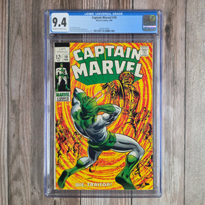 Captain Marvel #10 CGC 9.4 Kree appearance (cert 7009)