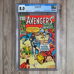Avengers #83 CGC 8.0 1st appearance of Valkyrie, Enchantress in disguise (cert 4006)