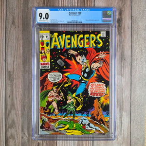 Avengers #84 CGC 9.0 Arkon and Enchantress appearance (cert 7015)