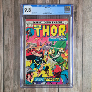 Thor #234 CGC 9.8 Iron Man, Firelord, and Hercules appearance (cert 8012)