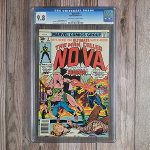 Nova #8 CGC 9.8 WP 1st appearance of the Xandarian Worldmind, a sentient supercomputer containing the accumulated knowledge of Xandar, the home planet of the Nova Corps (cert 1003)
