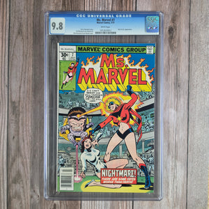 Ms. Marvel #7 CGC 9.8 WP News Stand M.O.D.O.K. appearance (cert 3012)