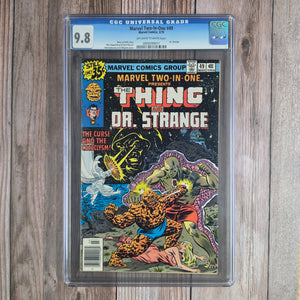 Marvel Two-In-One #49 CGC 9.8 Team up between Doctor Strange and The Thing (cert 9011)