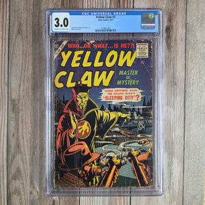 Yellow Claw #3 CGC 3.0 3rd appearance of Yellow Claw (cert 3004)