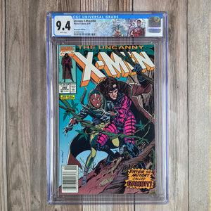 Uncanny X-Men #266 CGC 9.4 WP Custom Label, 1st Full Appearance of Gambit, NEWSSTAND EDITION  (Cert 1002)
