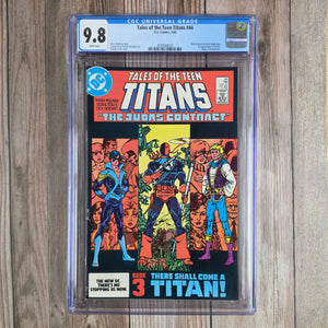 Tales of the Teen Titans #44 CGC 9.8 WP Dick Grayson becomes Nightwing, formerly Robin (Cert 8010)