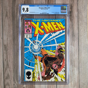 Uncanny X-Men #221 CGC 9.8 WP 1st full appearance of Mr. Sinister (Cert 1018)