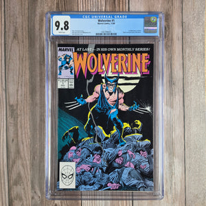 Wolverine #1 CGC 9.8 WP 1st Wolverine as Patch (Cert 6005)
