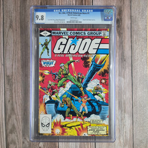 G.I. Joe: A Real American Hero #1 CGC 9.8 WP 1st team appearance of G.I. Joe and Cobra, 1st appearance of Snake-Eyes, Scarlett, Cobra Commander, and Baroness (Cert 7010)