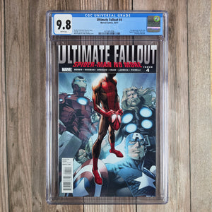 Ultimate Fallout #4 CGC 9.8 WP 1st appearance of Miles Morales (Cert 7006)