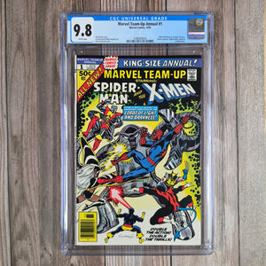 Marvel Team-Up Annual #1 CGC 9.8 WP First team-up of Spider-Man and the new X-Men team (Cert 3016)