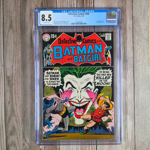 Detective Comics #388 CGC 8.5 Cover art by Irv Novick, Classic Joker Cover & Batgirl Backup Story (Cert 1001)