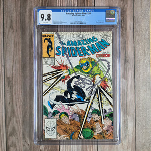 Amazing Spider-Man #299 CGC 9.8 WP 2nd Cameo Appearance of Venom, Chance Appearance (Cert 9009)
