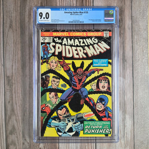 Amazing Spider-Man #135 CGC 9.0 3rd Appearance of the Punisher (Cert 5002)