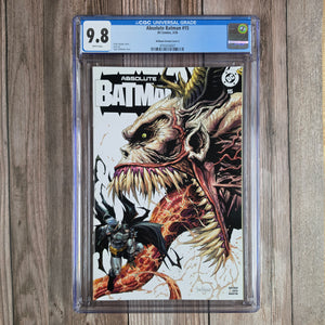 Absolute Batman #15 CGC 9.8 WP Kirkham Variant Cover A, Origin of the Joker in the Absolute Universe, LIMITED TO 3000 COPIES (Cert 6007)