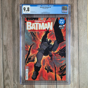 Absolute Batman #6 CGC 9.8 WP 1st mention of Bane in the Absolute Universe, 2nd cameo appearance of Absolute Joker  (Cert 2015)