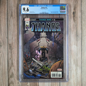 Thanos #13 CGC 9.6 WP 1st Appearance of Cosmic Ghost Rider and King Thanos (Cert 5011)