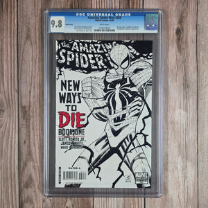 Amazing Spider-Man #568 CGC 9.8 WP Variant Sketch Cover Art by John Romita Jr. Exclusive offered at the Baltimore Comic-Con & Toronto Fan Expo (Cert 8020)