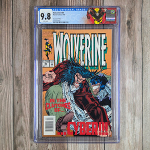 Wolverine #80 CGC 9.8 WP Custom Label, 1st Cameo Appearance of X-23 NEWSSTAND EDITION (Cert 9008)