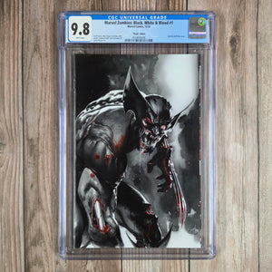 Marvel Zombies: Black, White & Blood #1 CGC 9.8 WP 1:100 Virgin Edition Cover Art by Gabriele Dell'Otto (Cert 4008)