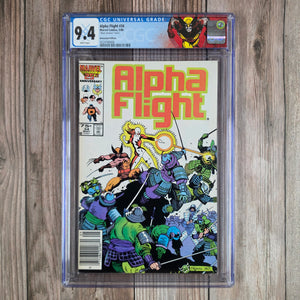 Alpha Flight #34 CGC 9.4 WP Custom Label, Origin of Lord Dark Wind Mark Jewelers EDITION (Cert 0008)