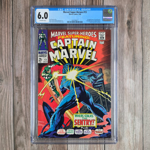 Marvel Super-Heroes #13 CGC 6.0 1st Appearance of Carol Danvers, 2nd appearance of Captain Marvel (Cert 0011)