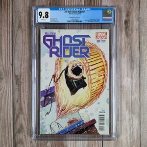 All-New Ghost Rider #1 CGC 9.8 WP Del Mundo Variant Cover 1st Appearance and Origin of Ghost Rider Robbie Reyes (Cert 8002)