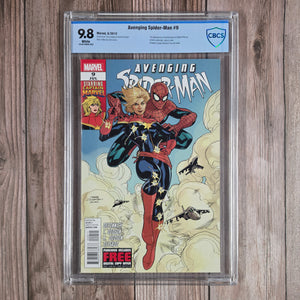 Avenging Spider-Man #9 CBCS  9.8 WP 1st Appearance of Carol Danvers as Captain Marvel (In-Story) (Cert 002)