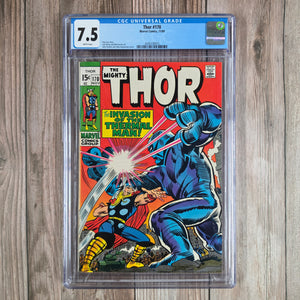 Thor #170 CGC 7.5 WP 2nd Appearance of Thermal Man (Cert 6015)