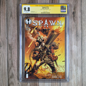 Spawn #179 CGC 9.8 WP SS Signed by Todd McFarlane, 1st Appearance of War Spawn, LOW PRINT RUN (Cert 1021)