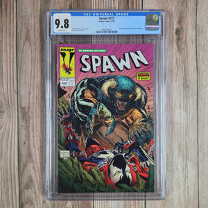 Spawn #222 CGC 9.8 WP Cover art by Todd McFarlane Homage to The Amazing Spider-Man #316 (Cert 8012)