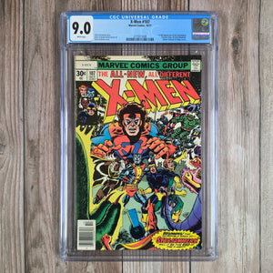 X-Men #107 CGC 9.0 WP 1st Appearance of Starjammers, Gladiator, Shi’ar Imperial Guard and M’Kraan Crystal (Cert 1008)