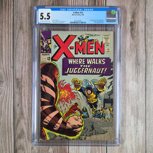 X-Men #13 CGC 5.5 2nd Appearance of the Juggernaut (Cert 6005)