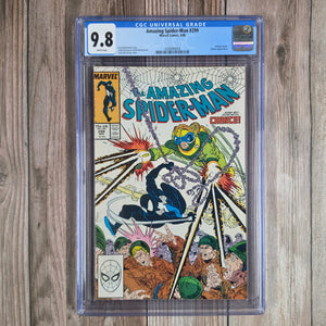 Amazing Spider-Man #299 CGC 9.8 WP 2nd Cameo Appearance of Venom  (Cert 0004)