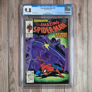 Amazing Spider-Man #305 CGC 9.8 WP CLASSIC Cover art by Todd McFarlane (Cert 1004)