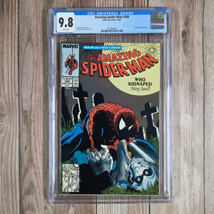 Amazing Spider-Man #308 CGC 9.8 WP ICONIC Cover by Todd McFarlane featuring Spider-Man versus Taskmaster (Cert 4007)