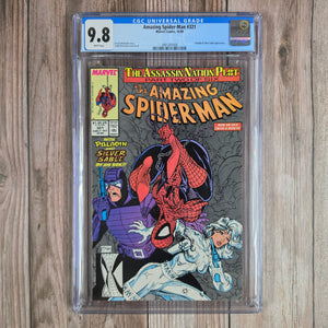 Amazing Spider-Man #321 CGC 9.8 WP Cover art by Todd McFarlane (Cert 7008)