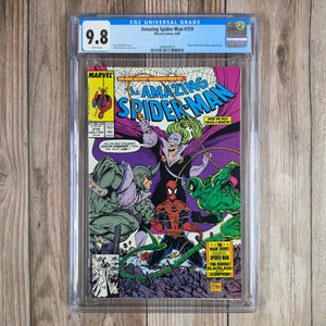Amazing Spider-Man #319 CGC 9.8 WP Cover and art by Todd McFarlane (Cert 9013)