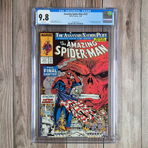 Amazing Spider-Man #325 CGC 9.8 WP ICONIC Cover art by Todd McFarlane featuring the Red Skull (Cert 1023)