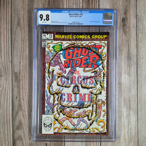 Ghost Rider #73 CGC 9.8 WP Circus of Crime appearance (Cert 5019)