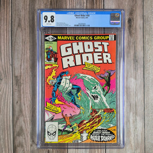 Ghost Rider #59 CGC 9.8 WP Moondark and Water Wizard appearance (Cert 4005)