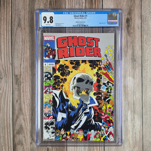 Ghost Rider #1 CGC 9.8 WP McKone Variant Cover, 1st Appearance of Zeb and Talia Warroad (Cert 6016)