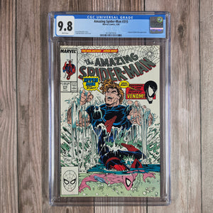 Amazing Spider-Man #315 CGC 9.8 WP 2nd appearance of Venom & 1st partial cover appearance  (Cert 1014)